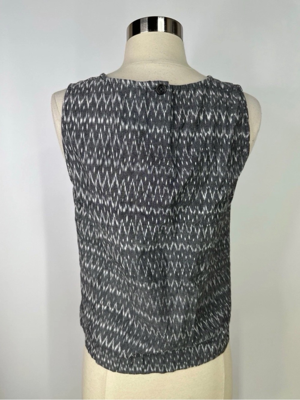 Eileen Fisher 100% organic cotton Sleeveless Patterned Women’s Top